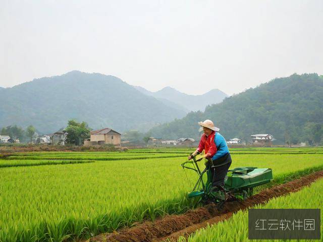 -乡土记忆，描述主人公回到母亲经营多年的农田时的所见所闻，展现现代化农具与母亲坚持传统耕作方式之间的对比
