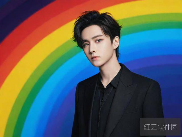 彩虹男,2022小蓝大叔的色彩传奇