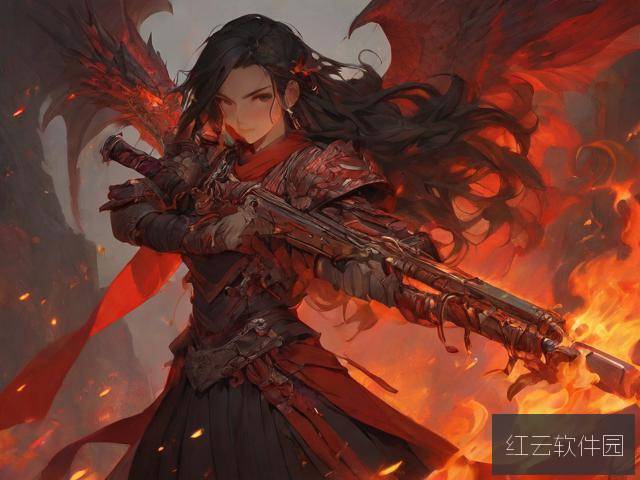 烈焰焚心,小龙女与火龙枪的生死羁绊